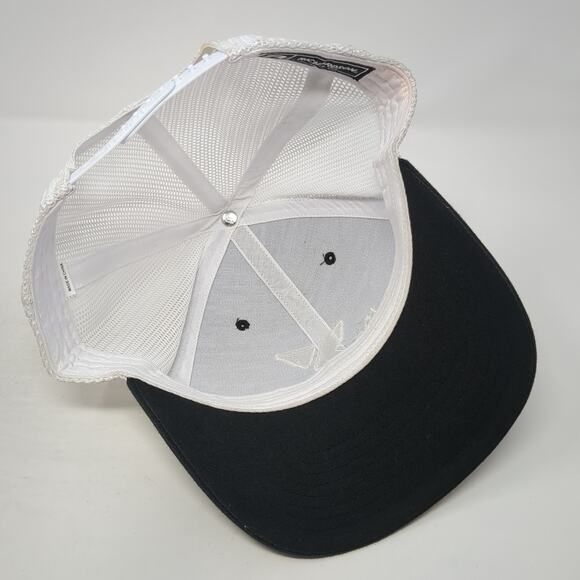 The YMCA Snapback Trucker Hat Black One Size Adjustable Mesh Back Richardson - Picture 7 of 10